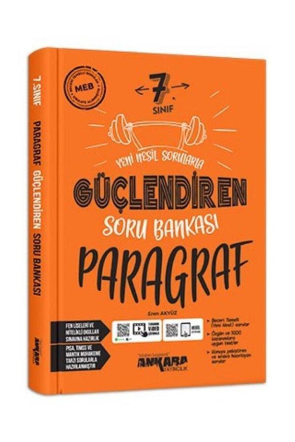Ankara Yayıncılık 7. Sınıf Paragraf Güçlendiren Soru Bankası - Ankara Yayıncılık - Image 1