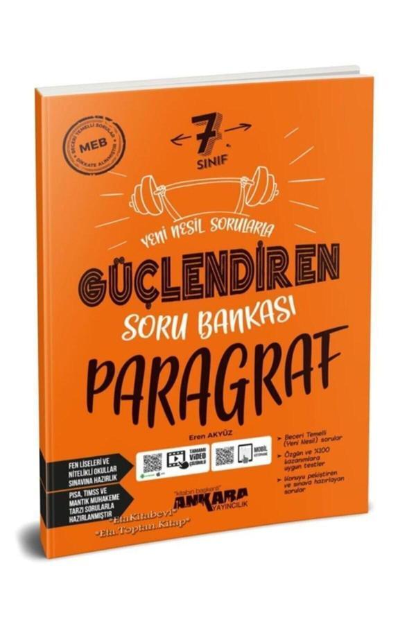 Ankara Yayıncılık 7. Sınıf Paragraf Güçlendiren Soru Bankası Yeni - Ankara Yayıncılık - Image 1