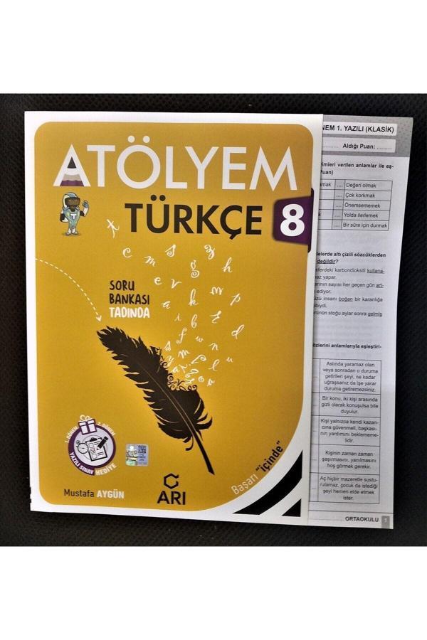 Arı Yayıncılık 8. Sınıf Türkçemino Türkçe Atölyem + Yazılı Eki 2024 - Arı Yayıncılık - Image 1