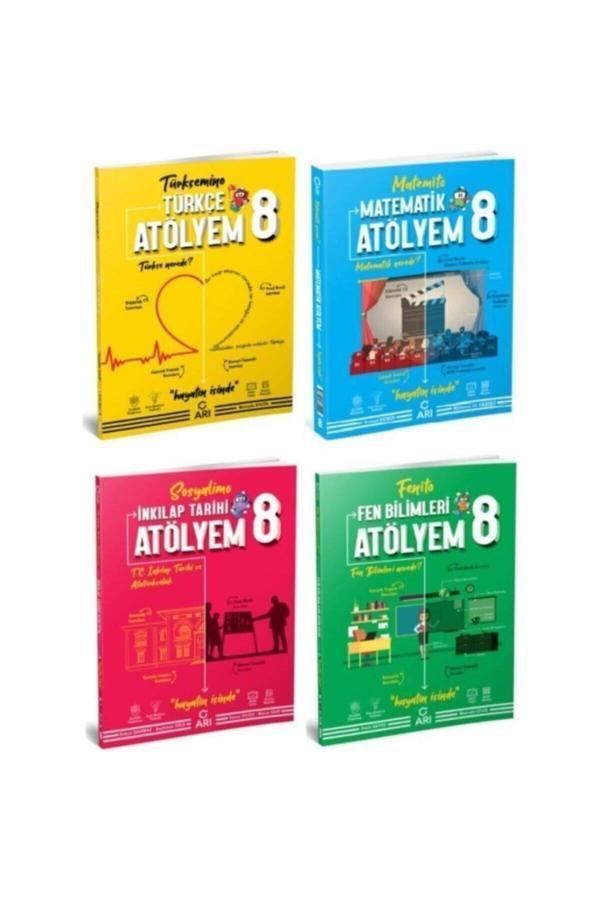Arı Yayıncılık Arı 8. Sınıf Atölyem Seti 4 Kitap - Arı Yayıncılık - Image 1