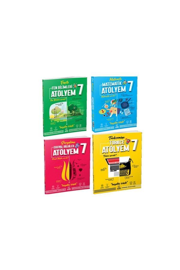 Arı Yayıncılık Arı Yayınları 7. Sınıf Atölyem Fen Bilimleri-matematik-sosyal Bilgiler-türkçe Set - Arı Yayıncılık - Image 1
