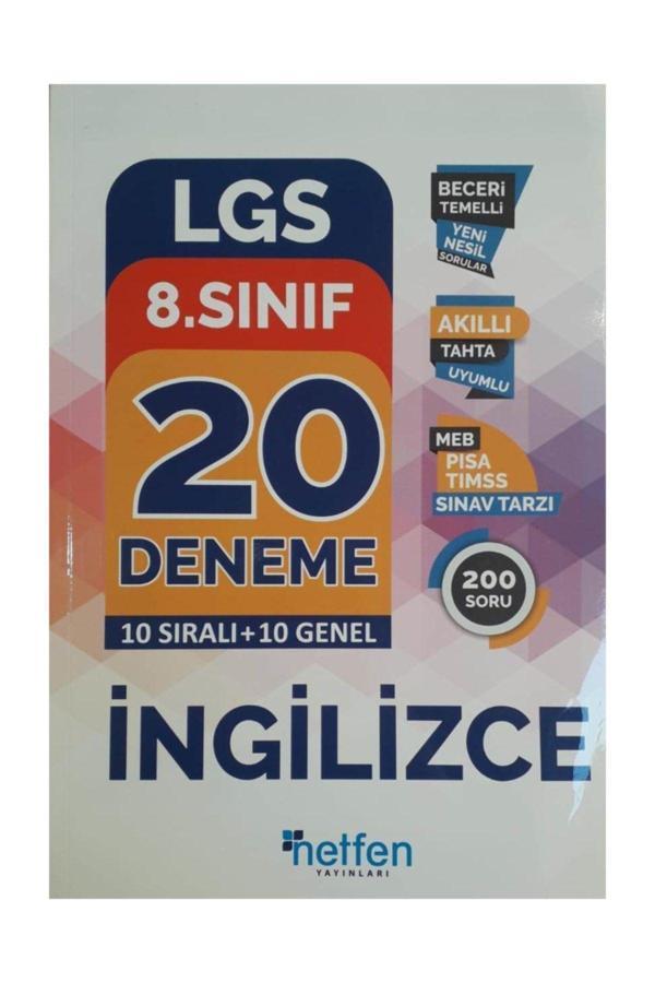 Element Yayınları Netfen 8.sınıf Lgs Ingilizce 20 Li Deneme - Element Yayınları - Image 1