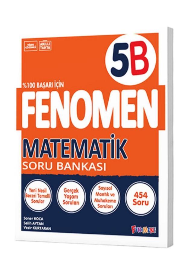 Fenomen Yayıncılık Fenomen 5 Sınıf Matematik B Soru Bankası - Fenomen Yayıncılık - Image 1