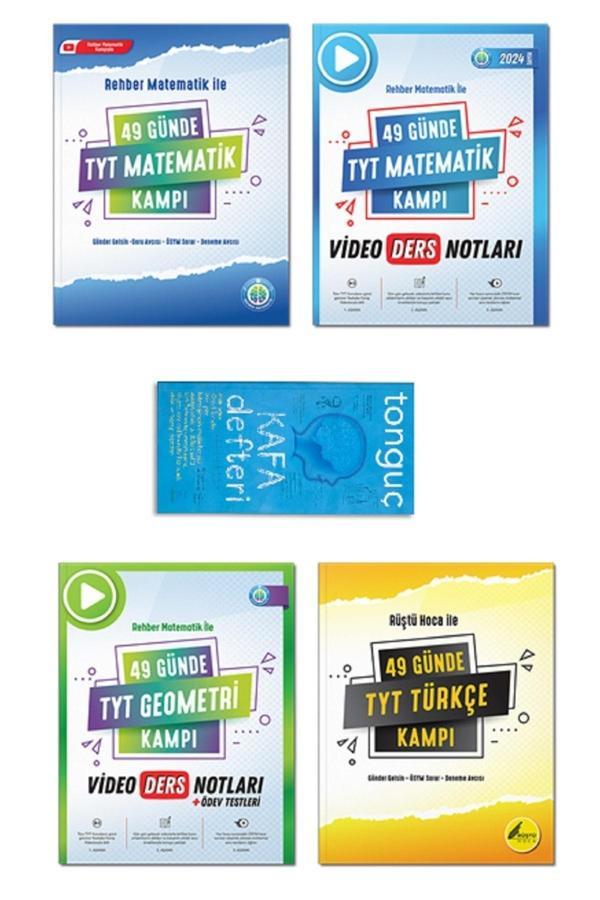 Rehber Matematik 49 GÜNDE TYT KAMP KİTAPLARI ve TONGUÇ KAFA DEFTERİ HEDİYELİ - Rehber Matematik - Image 1