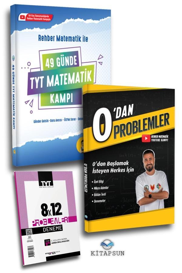 Rehber Matematik 49 Günde Tyt Matematik Kampı 0'dan Problemler Deneme Hediyeli - Rehber Matematik - Image 1