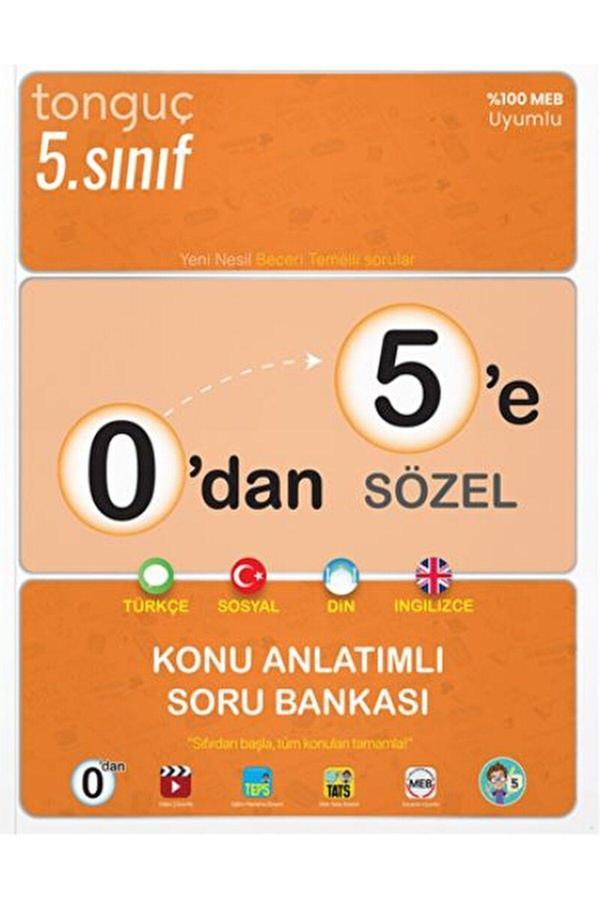 Tonguç Akademi 0'dan 5'e Sözel Konu Anlatımlı Soru Bankası Kolektif 9786254224515 - Tonguç Akademi - Image 1