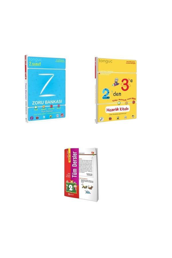 Tonguç Akademi 2. Sınıf Zoru Bankası Tüm Dersler Ve 2'den 3'e Hazırlık Kitabı Ile Yaprak Test 3' Lü Seti - Tonguç Akademi - Image 1