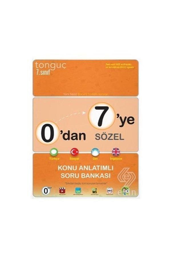 Tonguç Akademi 2021 7.sınıf 0'dan 7'ye Sözel Konu Anlatımlı Soru / - Tonguç Akademi - Image 1