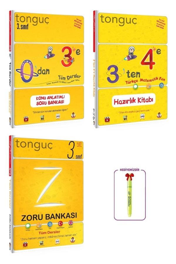 Tonguç Akademi 3.sınıf Tüm Dersler Zoru + 0'dan 3'e + 3'ten 4'e Hazırlık Set - Tonguç Akademi - Image 1