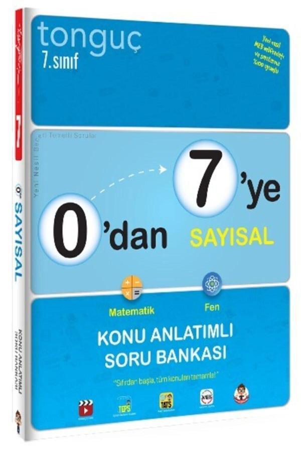 Tonguç Akademi 7. Sınıf 0 Dan 7 Ye Sayısal Konu Anlatımlı Soru Bankası 2023yeni Baskı - Tonguç Akademi - Image 1