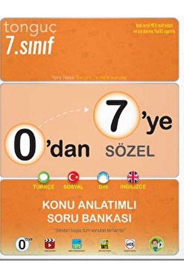 Tonguç Akademi 7. Sınıf 0'dan 7'ye Sözel Konu Anlatımlı Soru Bankası Kolektif 9786254222566 - Tonguç Akademi - Image 1