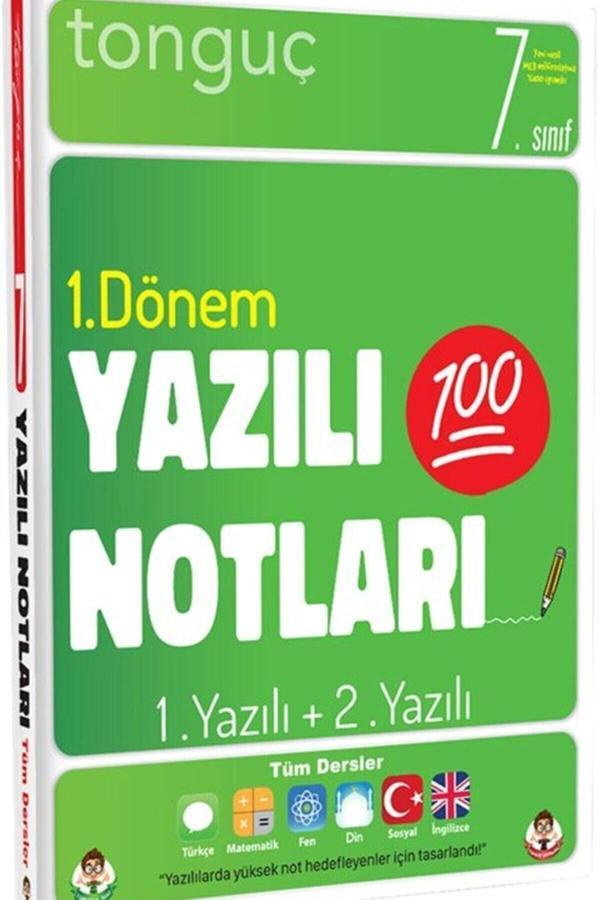 Tonguç Akademi 7. Sınıf Yazılı Notları 1. Dönem 1 Ve 2. Yazılı - Tonguç Akademi - Image 1