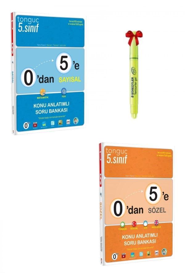 Tonguç Akademi Tonguç 0'dan 5'e Sayısal Ve Sözel Konu Anlatımlı Soru Bankası Seti - Tonguç Akademi - Image 1