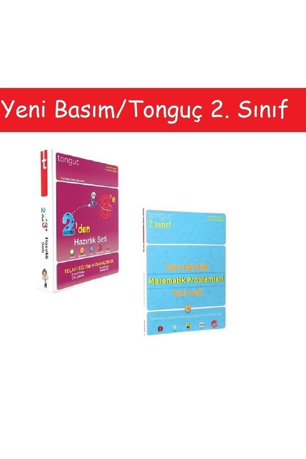 Tonguç Akademi Tonguç 2'den 3'e Hazırlık Seti & 2. Sınıf Dört Dörtlük Yeni Nesil Matematik Problemleri - Tonguç Akademi - Image 1