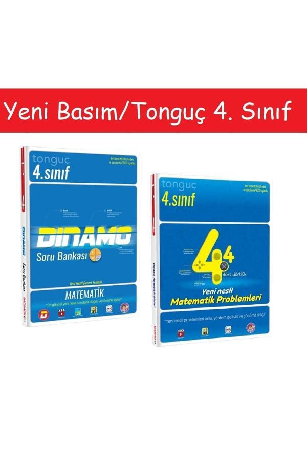 Tonguç Akademi Tonguç 4. Sınıf Matematik Dinamo Soru Bankası & 4. Sınıf Dört Dörtlük Matematik - Tonguç Akademi - Image 1
