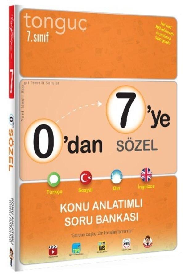 Tonguç Akademi Tonguç 7. Sınıf 0 Dan 7 Ye Sözel Konu Anlatımlı Soru Bankası - Tonguç Akademi - Image 1