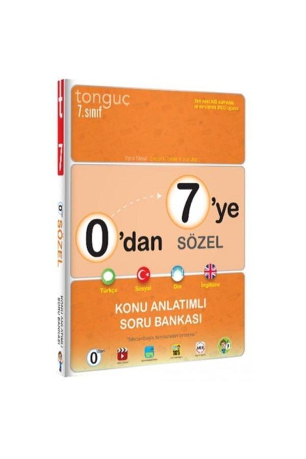 Tonguç Akademi Tonguç 7. Sınıf 0 Dan 7 Ye Sözel Konu Anlatımlı Soru Bankası - Tonguç Akademi - Image 1