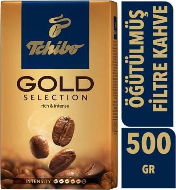 Tchibo GOLD SELECTİON Öğütülmüş FİLTRE KAHVE 500 GR (2X250GR) - Image 1