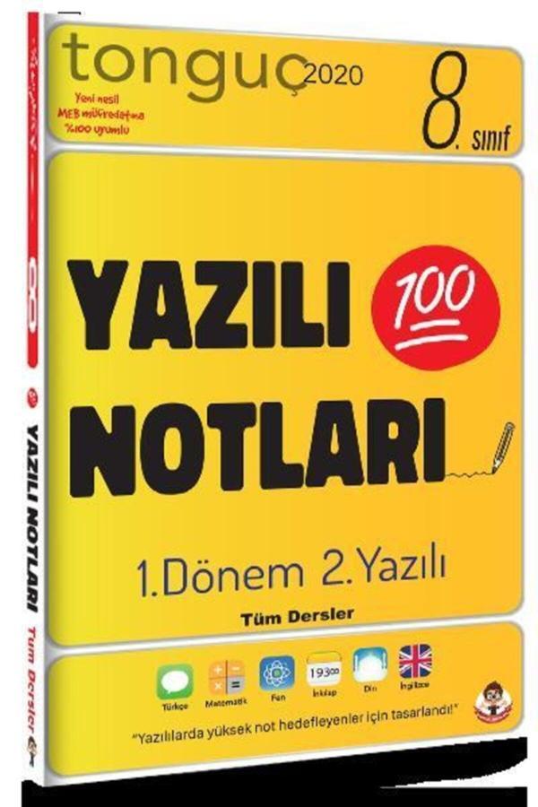 Tonguç Akademi Tonguç 8. Sınıf 1. Dönem 1. Yazılı Ve 2. Yazılı Notları - Tonguç Akademi - Image 1