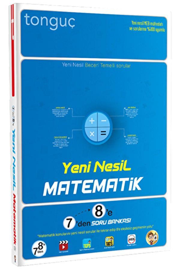 Tonguç Akademi Yeni Nesil Matematik 7'den 8'e Soru Bankası - 2022 Kolektif 9786258152210 - Tonguç Akademi - Image 1