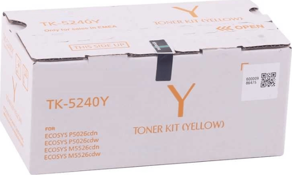 Kyocera TK-5240 Ecosys m5526cdn Ecosys m5526cdw Sarı - Image 1