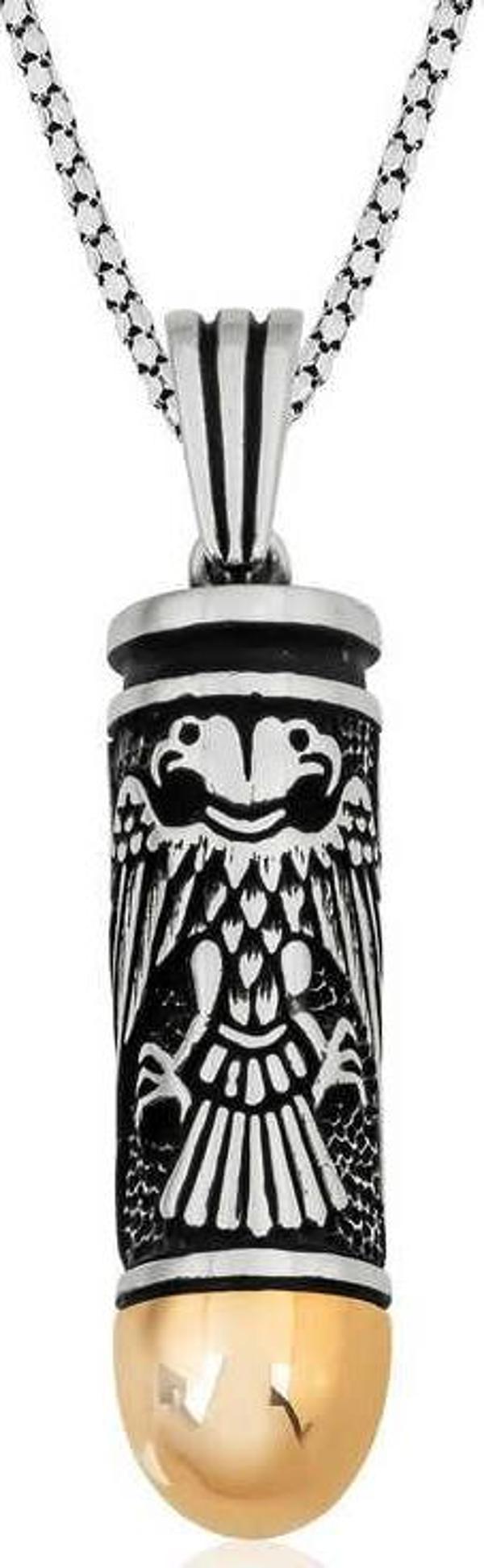 925 Ayar Gümüş Kurşun Gümüş Kolye - Image 1