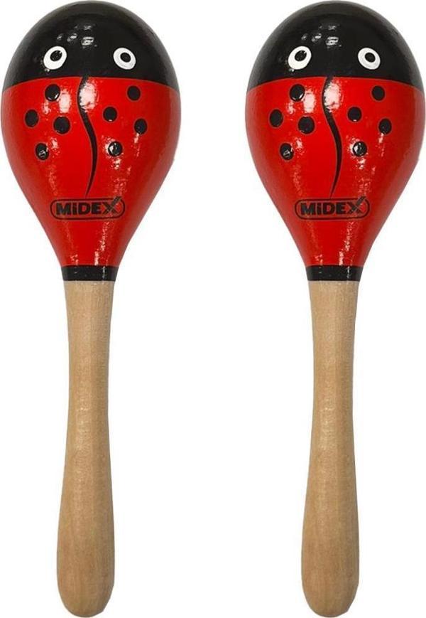 Midex Orf-MRC-11X Örf Aletleri Ağaç Marakas Kaliteli Maracas 2 Adet (Çift) - Image 1