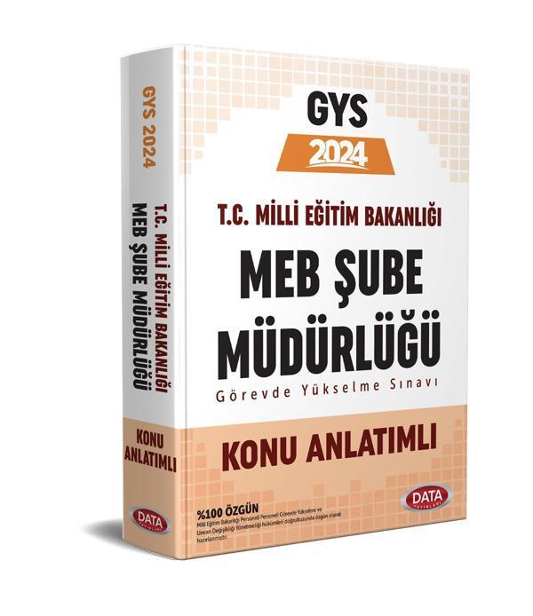 Data Yayınları 2024 GYS MEB Şube Müdürlüğü Konu Anlatımlı Hazırlık Kitabı - Data Yayınları - Image 1