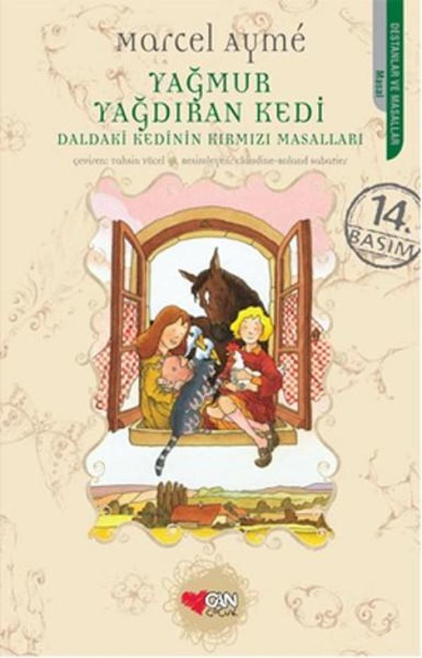 Daldaki Kedinin Kırmızı Masalları - Yağmur Yağdıran Kedi - Can Çocuk Yayınları - Image 1