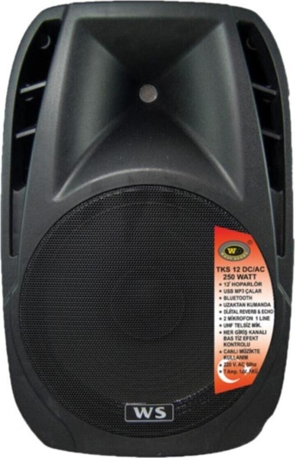 Westsound  Tks 12 Ac Portatif Şarjlı Amplifikatörlü Hoparlör Kabin - Image 1