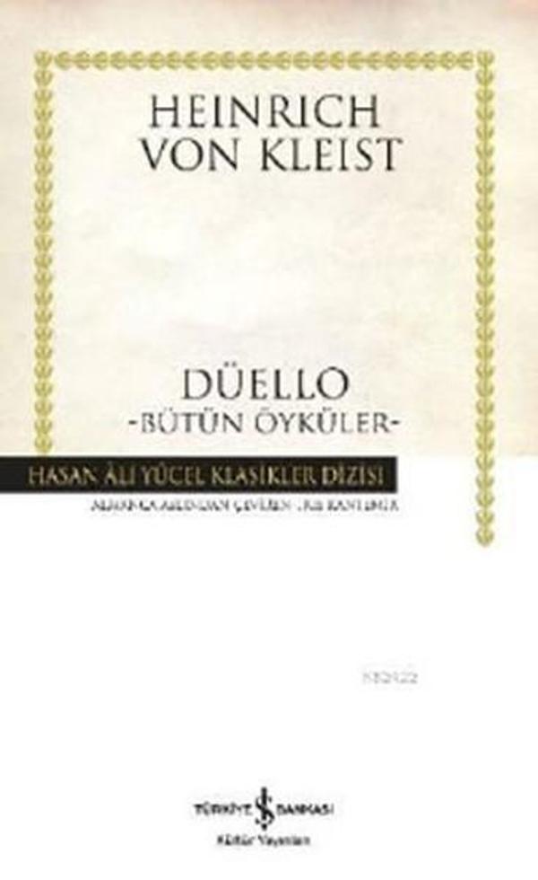Düello - Bütün Öyküler - Hasan Ali Yücel Klasikleri - İş Bankası Kültür Yayınları - Image 1