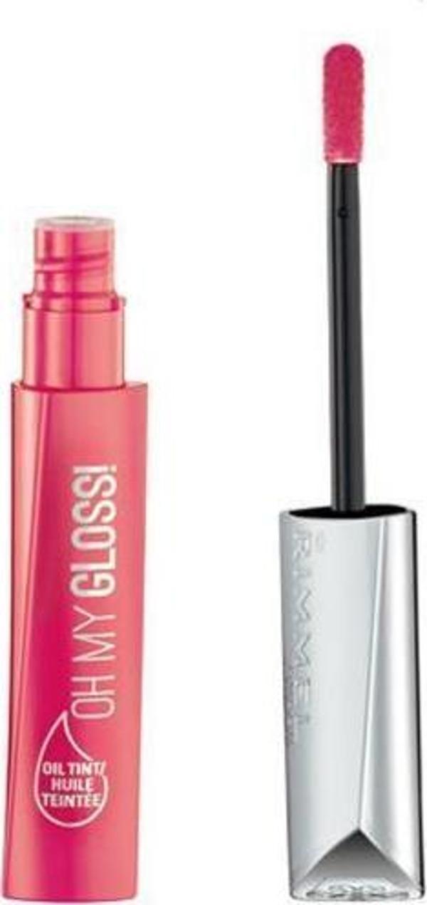 Rimmel London Oh My Gloss Oil Tint Shade 500 Pop P - Image 1
