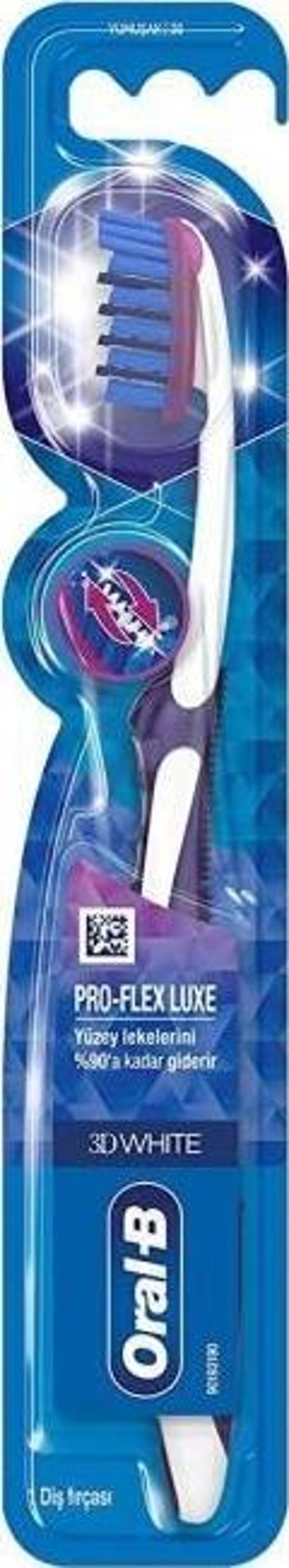Oral-B 3D White Pro-Flex Luxe 38 Yumuşak Diş Fırçası - Image 1