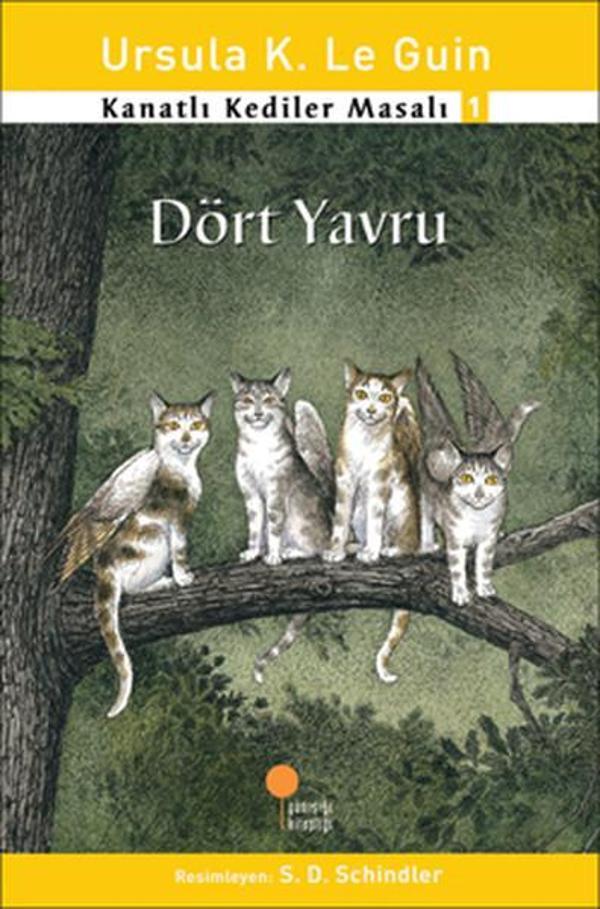 Kanatlı Kediler Masalı 1 - Dört Yavru - Günışığı Kitaplığı - Image 1