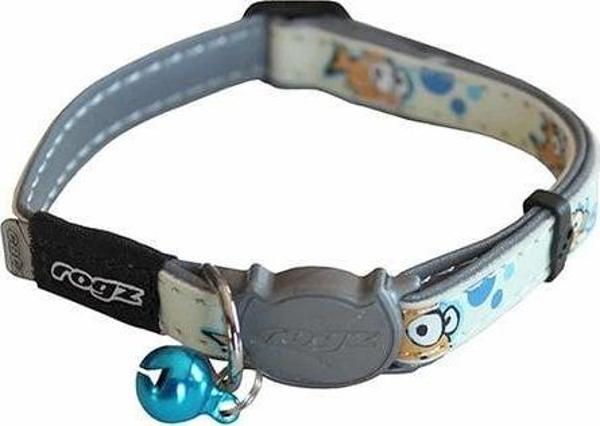 Rogz Catz GlowCat Halsband Japon Balığı Desenli Çıngıraklı Kedi Boyun Tasması Small 1.1x20-31 Cm - Image 1