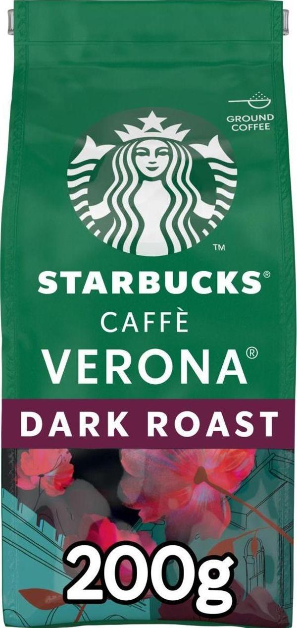 Starbucks Caffe Verona Dark Roast Öğütülmüş Kahve 200 gr - Image 1