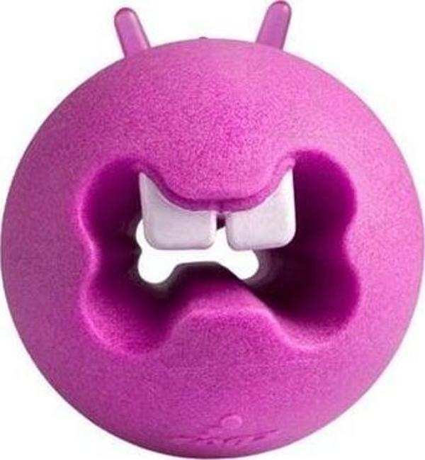 Rogz Toyz Fred Traktatiebal Çiğneme Topu Diş Bakım Köpek Oyuncağı Pembe 6.4 Cm - Image 1