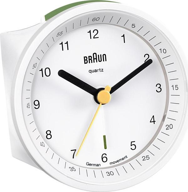 Braun BNC007WHWH Alarmlı Masa Saati Beyaz - Image 1