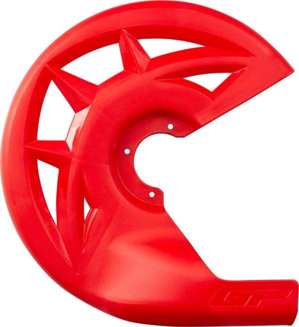 GP Kompozit KTM EXC 250 2013-2023 Uyumlu Plastik Ön Disk Koruma Kırmızı - Image 1