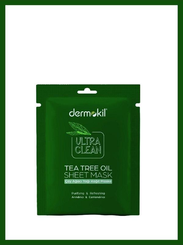 Dermokil Çay Ağacı Yağı Kağıt Maske 20 Ml - Image 1