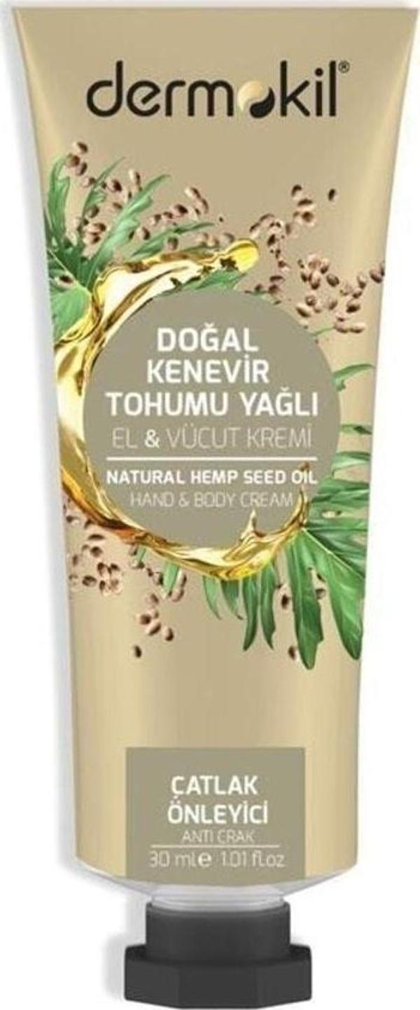 Dermokil Kenevir Tohumu Yağlı El Ve Vücut Kremi 30 Ml - Image 1