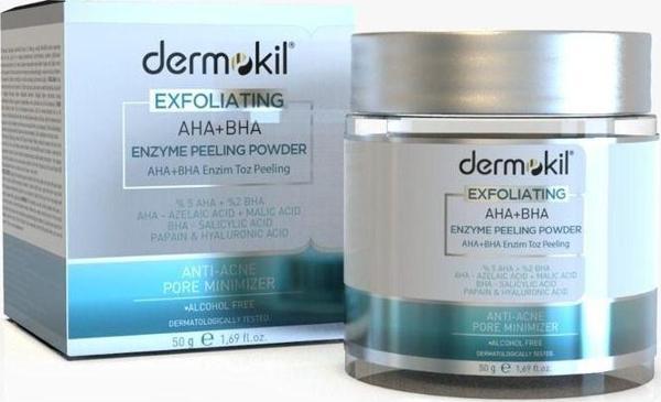 Dermokil Peeling Etkili Aha+Bha+Niacinamide Enzim Toz Peeling 50 Gr - Image 1