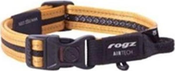 Rogz Air Tech Halsband Yumuşak Dokulu Köpek Boyun Tasması Hardal Medium 26-40 Cm - Image 1