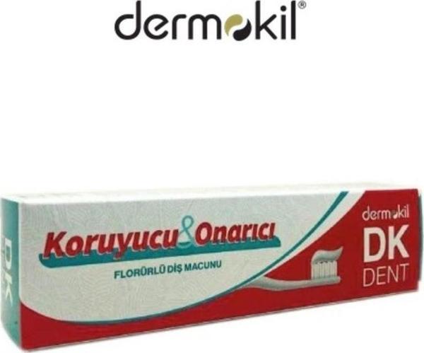 Dermokil Dk Dent Florürlü Koruyucu Ve Onarıcı Diş Macunu 100 Ml - Image 1