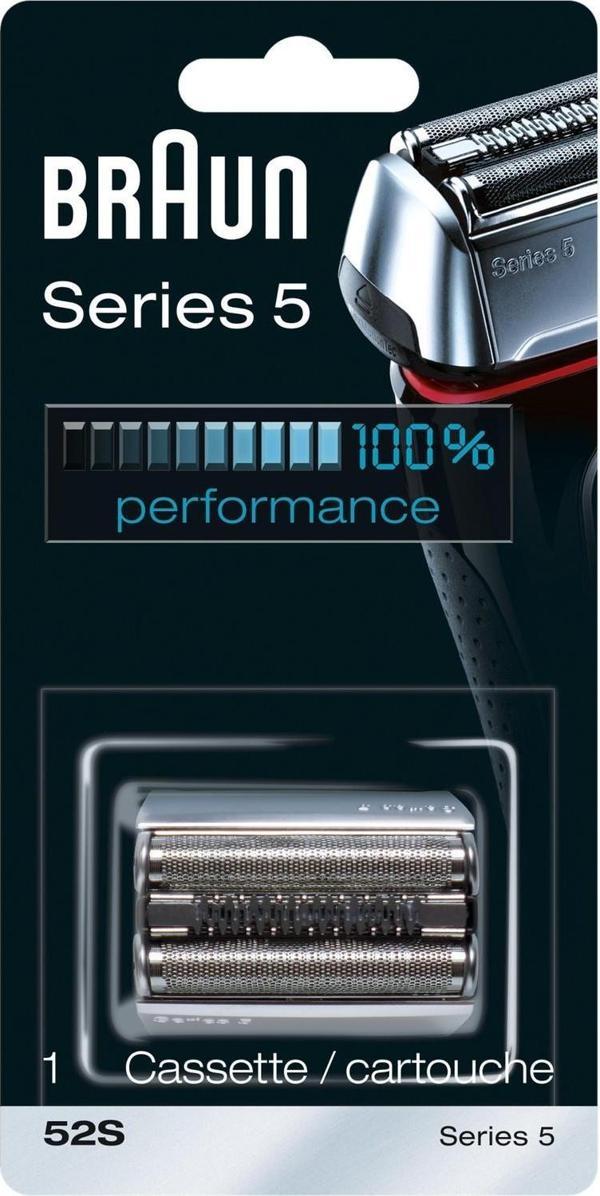 Braun 5 Serisi Tıraş Makinesi Yedek Başlığı 52S (Gümüş) - Image 1