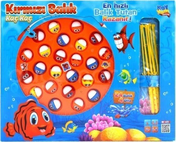 Kayyum Oyuncak Müzikli Balık Tutma Oyuncagı Kırmızı Balık - Image 1