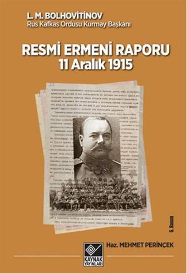 11 Aralık 1915 Tarihli Resmi Ermeni Raporu - Kaynak Yayınları - Image 1