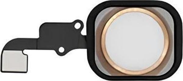 iPhone 6 PLUS Home Tuşu Flex GOLD - Lastikli Çerceveli - Image 1