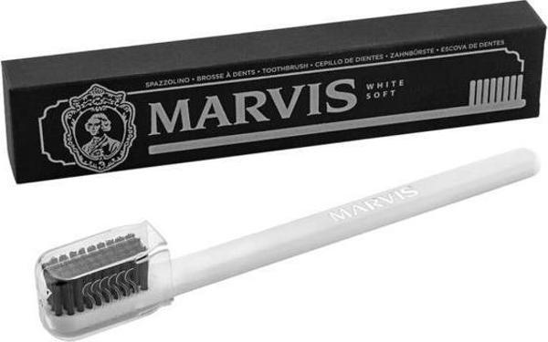 Marvis White Soft Toothbrush Yumuşak Diş Fırçası - Image 1