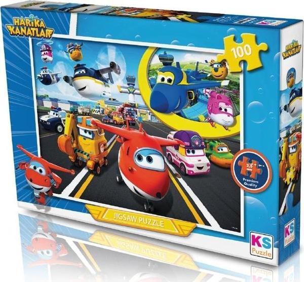 KS Games Puzzle 100 Parça Harika Kanatlar Puzzle Lisanslı Ürün - Image 1
